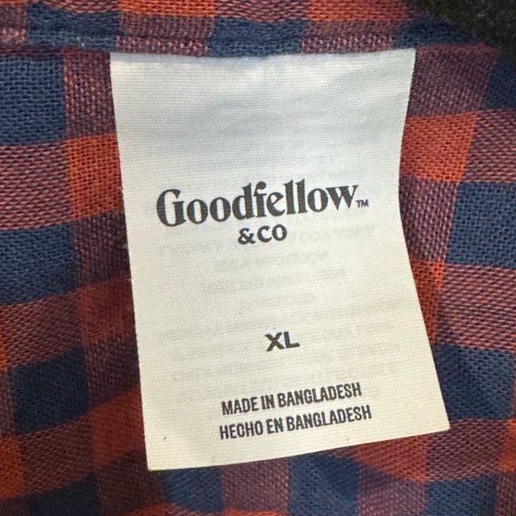GoodFellow & Co sz XL reversible button down shirt - Picture 3 of 6